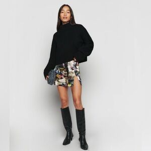 Reformation Robbie Silk Skirt - Decoupage